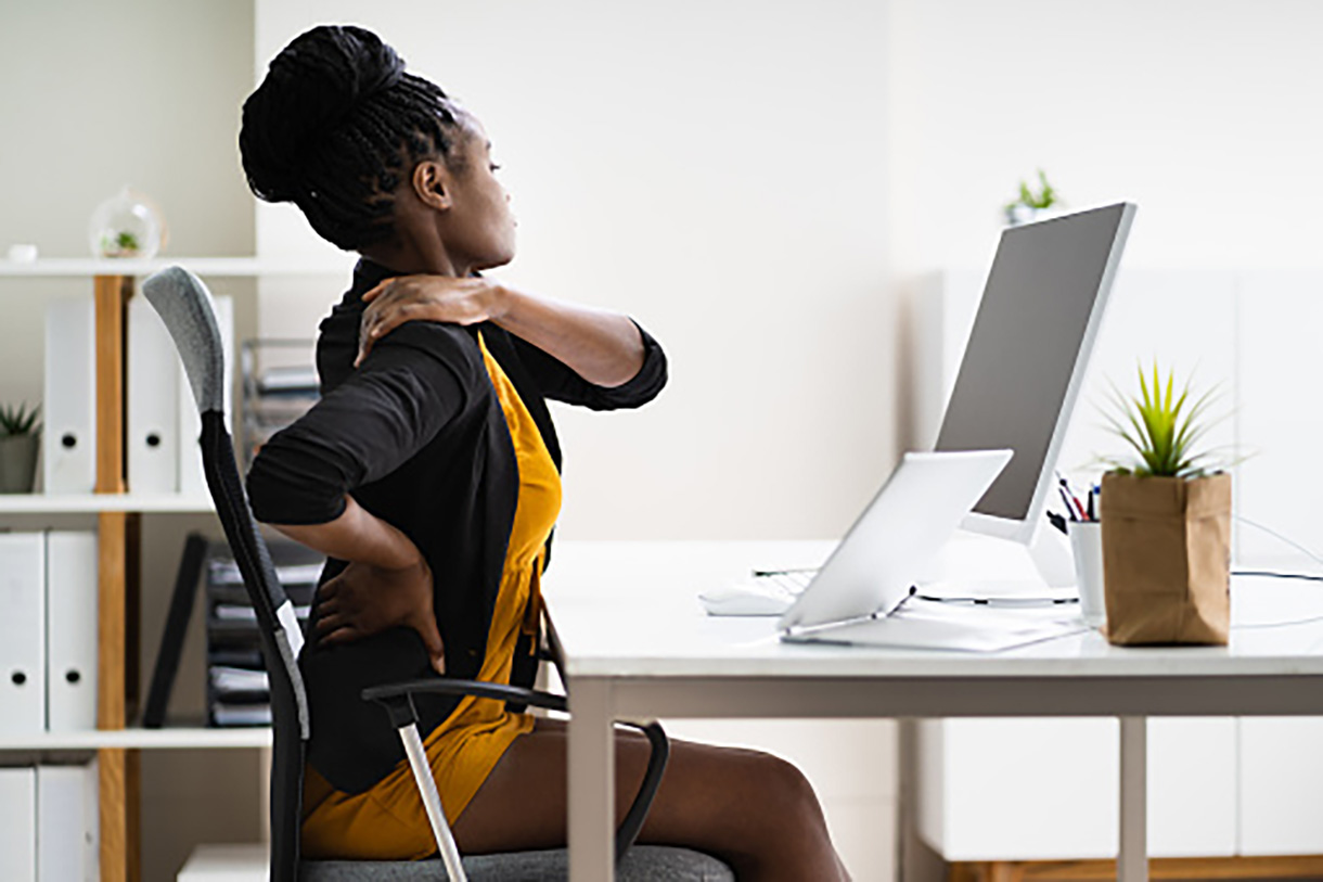 desk back pain